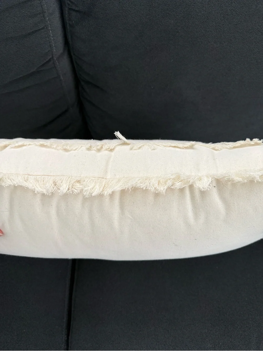 Cream‎ Easter Fringe Pillow